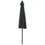 Sombrilla balcón semicircular palo aluminio negro 300x155x223cm de vidaXL, Sombrillas - Ref: Foro24-312504, Precio: 67,25 €, ...