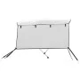 Bimini top 4 arches with side walls 243x(230-244)x137 cm by vidaXL, Boat storage covers - Ref: Foro24-94829, Price: 255,79 €,...