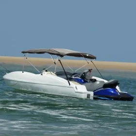4-arch bimini top with mesh side walls by vidaXL, Boat storage covers - Ref: Foro24-94860, Price: 232,33 €, Discount: %
