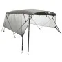 4-arch bimini top with mesh side walls by vidaXL, Boat storage covers - Ref: Foro24-94860, Price: 232,33 €, Discount: %