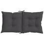 Low back chair cushions 6 units anthracite gray melange fabric by vidaXL, Cushions for chairs and sofas - Ref: Foro24-4002378...
