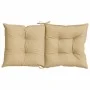 Low back chair cushions 6 units beige melange fabric 100x50x7 cm by vidaXL, Cushions for chairs and sofas - Ref: Foro24-40023...