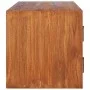 Solid teak wood wall TV cabinet 90x30x30 cm by vidaXL, TV Furniture - Ref: Foro24-289084, Price: 92,70 €, Discount: %