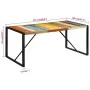 Mesa de comedor madera maciza reciclada 175x90x76 cm de vidaXL, Mesas de cocina y de comedor - Ref: Foro24-351693, Precio: 25...
