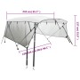 Bimini-Verdeck mit 4 Bögen und seitlichen Netz-Wänden. von vidaXL, Aufbewahrungsabdeckungen für Boote - Ref: Foro24-94853, Pr...