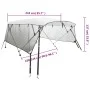 Toldo bimini 4 arcos con paredes laterales de malla by vidaXL, Boat storage covers - Ref: Foro24-94853, Price: 238,68 €, Disc...