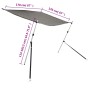 Toldo T-Top extensión gris antracita 170x170x(115-183) cm by vidaXL, Boat storage covers - Ref: Foro24-94864, Price: 72,76 €,...