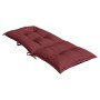 Kissen für Hochlehner-Stühle, 6 Stück, Stoff in Rotwein-Melange. von vidaXL, Kissen für Stühle und Sofas - Ref: Foro24-400237...