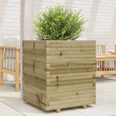 Imprägnierte Kiefernholz-Pflanzschale 60x60x72 cm von vidaXL, Töpfe und Pflanzgefäße - Ref: Foro24-3282618, Preis: 196,24 €, ...