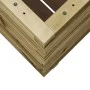 Imprägnierte Kiefernholz-Pflanzschale 60x60x72 cm von vidaXL, Töpfe und Pflanzgefäße - Ref: Foro24-3282618, Preis: 196,24 €, ...
