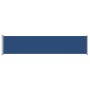 Retractable side awning for patio blue 140x600 cm by vidaXL, Umbrellas - Ref: Foro24-313371, Price: 129,25 €, Discount: %