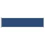 Retractable side awning for patio blue 140x600 cm by vidaXL, Umbrellas - Ref: Foro24-313371, Price: 125,76 €, Discount: %
