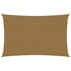 Taupe gray HDPE sail awning 160 g/m² 6x8 m by vidaXL, Umbrellas - Ref: Foro24-311415, Price: 88,06 €, Discount: %