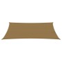 Taupe gray HDPE sail awning 160 g/m² 6x8 m by vidaXL, Umbrellas - Ref: Foro24-311415, Price: 98,19 €, Discount: %