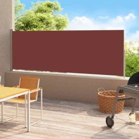 Toldo lateral retráctil para patio marrón 220x500 cm by vidaXL, Umbrellas - Ref: Foro24-313432, Price: 123,77 €, Discount: %