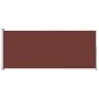 Toldo lateral retráctil para patio marrón 220x500 cm by vidaXL, Umbrellas - Ref: Foro24-313432, Price: 123,77 €, Discount: %