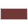 Toldo lateral retráctil para patio marrón 220x500 cm by vidaXL, Umbrellas - Ref: Foro24-313432, Price: 127,46 €, Discount: %