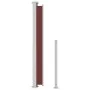 Toldo lateral retráctil para patio marrón 220x500 cm by vidaXL, Umbrellas - Ref: Foro24-313432, Price: 123,77 €, Discount: %