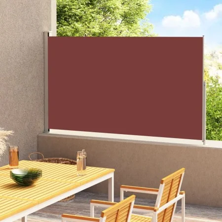 Toldo lateral retráctil para patio marrón 220x300 cm by vidaXL, Umbrellas - Ref: Foro24-313426, Price: 115,94 €, Discount: %