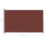 Toldo lateral retráctil para patio marrón 220x300 cm by vidaXL, Umbrellas - Ref: Foro24-313426, Price: 115,94 €, Discount: %