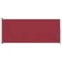 Toldo lateral retráctil para patio rojo 200x500 cm by vidaXL, Umbrellas - Ref: Foro24-313422, Price: 96,35 €, Discount: %