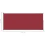 Toldo lateral retráctil para patio rojo 200x500 cm by vidaXL, Umbrellas - Ref: Foro24-313422, Price: 96,35 €, Discount: %