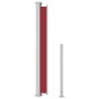 Toldo lateral retráctil para patio rojo 220x500 cm by vidaXL, Umbrellas - Ref: Foro24-313434, Price: 117,41 €, Discount: %