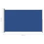 Toldo lateral retráctil de jardín azul 180x300 cm by vidaXL, Umbrellas - Ref: Foro24-313403, Price: 90,80 €, Discount: %