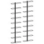 Wall wine racks for 18 bottles 2 units black iron by vidaXL, Wine racks - Ref: Foro24-289562, Price: 71,61 €, Discount: %