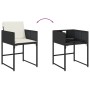 9-piece garden dining set and black synthetic rattan cushions by vidaXL, Garden sets - Ref: Foro24-3278045, Price: 523,18 €, ...