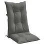 Kissen für Hochlehner-Stühle, 2 Stück, dunkelgraues Melange-Gewebe. von vidaXL, Kissen für Stühle und Sofas - Ref: Foro24-400...