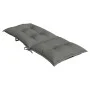 Kissen für Hochlehner-Stühle, 2 Stück, dunkelgraues Melange-Gewebe. von vidaXL, Kissen für Stühle und Sofas - Ref: Foro24-400...