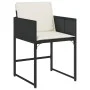 Set de muebles jardín 5 pzas con cojines ratán sintético negro by vidaXL, Garden sets - Ref: Foro24-3278021, Price: 343,00 €,...