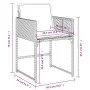 Gartenmöbel-Set, 5-teilig, mit schwarzen Polstern aus synthetischem Rattan von vidaXL, Gartensets - Ref: Foro24-3278021, Prei...
