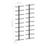Wall wine racks for 18 bottles 2 units black iron by vidaXL, Wine racks - Ref: Foro24-289562, Price: 69,05 €, Discount: %
