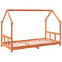 Estructura de cama infantil madera de pino marrón cera 90x190cm by vidaXL, Cribs and beds for children - Ref: Foro24-847137, ...