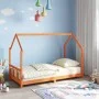 Kinderbettgestell aus Kiefernholz in brauner Wachsoptik, 90x190cm. von vidaXL, Kinderbetten und Betten für Kinder - Ref: Foro...