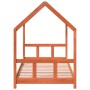 Estructura de cama infantil madera de pino marrón cera 90x190cm by vidaXL, Cribs and beds for children - Ref: Foro24-847137, ...