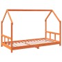Estructura de cama infantil madera de pino marrón cera 90x190cm by vidaXL, Cribs and beds for children - Ref: Foro24-847137, ...