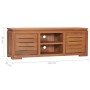 TV-Schrank aus massivem Teakholz, 110 x 30 x 40 cm von vidaXL, TV-Möbel - Ref: Foro24-289069, Preis: 164,26 €, Rabatt: %