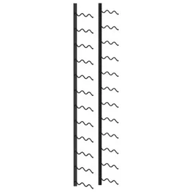 Wall wine rack for 24 black iron bottles by vidaXL, Wine racks - Ref: Foro24-289557, Price: 48,05 €, Discount: %