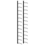 Botellero de pared para 24 botellas hierro negro de vidaXL, Botelleros - Ref: Foro24-289557, Precio: 47,60 €, Descuento: %