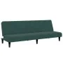 Zweiplätziges Schlafsofa mit dunkelgrünem Samt-Hocker. von vidaXL, Sofas - Ref: Foro24-3258094, Preis: 310,79 €, Rabatt: %