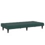 Zweiplätziges Schlafsofa mit dunkelgrünem Samt-Hocker. von vidaXL, Sofas - Ref: Foro24-3258094, Preis: 298,98 €, Rabatt: %
