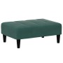 Zweiplätziges Schlafsofa mit dunkelgrünem Samt-Hocker. von vidaXL, Sofas - Ref: Foro24-3258094, Preis: 298,98 €, Rabatt: %