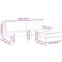 Zweiplätziges Schlafsofa mit dunkelgrünem Samt-Hocker. von vidaXL, Sofas - Ref: Foro24-3258094, Preis: 310,79 €, Rabatt: %