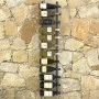 Wandweinregal für 24 Flaschen aus schwarzem Eisen von vidaXL, Weinregale - Ref: Foro24-289557, Preis: 48,02 €, Rabatt: %
