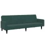 2-Sitzer-Schlafsofa mit dunkelgrünem Samthocker von vidaXL, Sofas - Ref: Foro24-3258100, Preis: 330,15 €, Rabatt: %