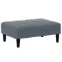 2-seater sofa bed with dark gray velvet stool by vidaXL, Sofas - Ref: Foro24-3258093, Price: 305,02 €, Discount: %
