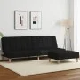 2-seater sofa bed with black fabric stool by vidaXL, Sofas - Ref: Foro24-3258087, Price: 305,79 €, Discount: %